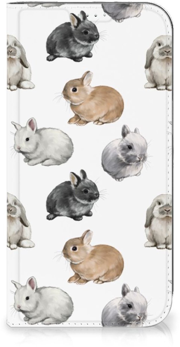 Hoesje maken voor iPhone 15 Plus Konijntjes