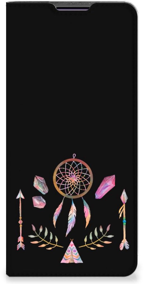 Motorola Edge 30 Pro Magnet Case Boho Dreamcatcher