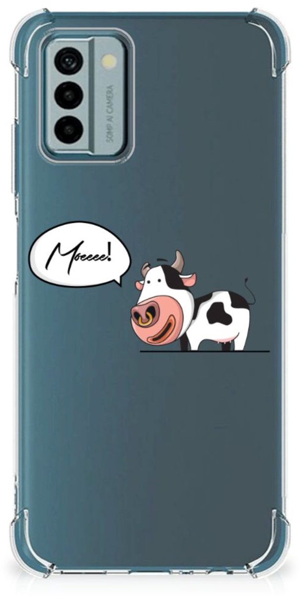 Nokia G22 Stevig Bumper Hoesje Cheeky Cow