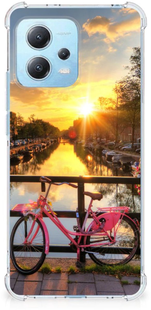 Xiaomi Redmi Note 12 5G Telefoonhoesje met valbescherming Amsterdamse Grachten