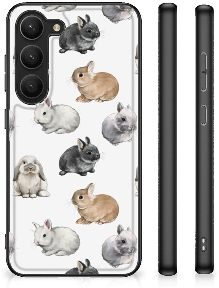 Dierenprint Telefoonhoesje voor Samsung Galaxy S23 Konijntjes