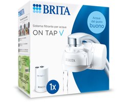 BRITA ON TAP Pro V-MF Waterfiltersysteem Inclusief 1 V-filter (600L) - Puur drinkwater, vermindert bacteriën, chloor & lood
