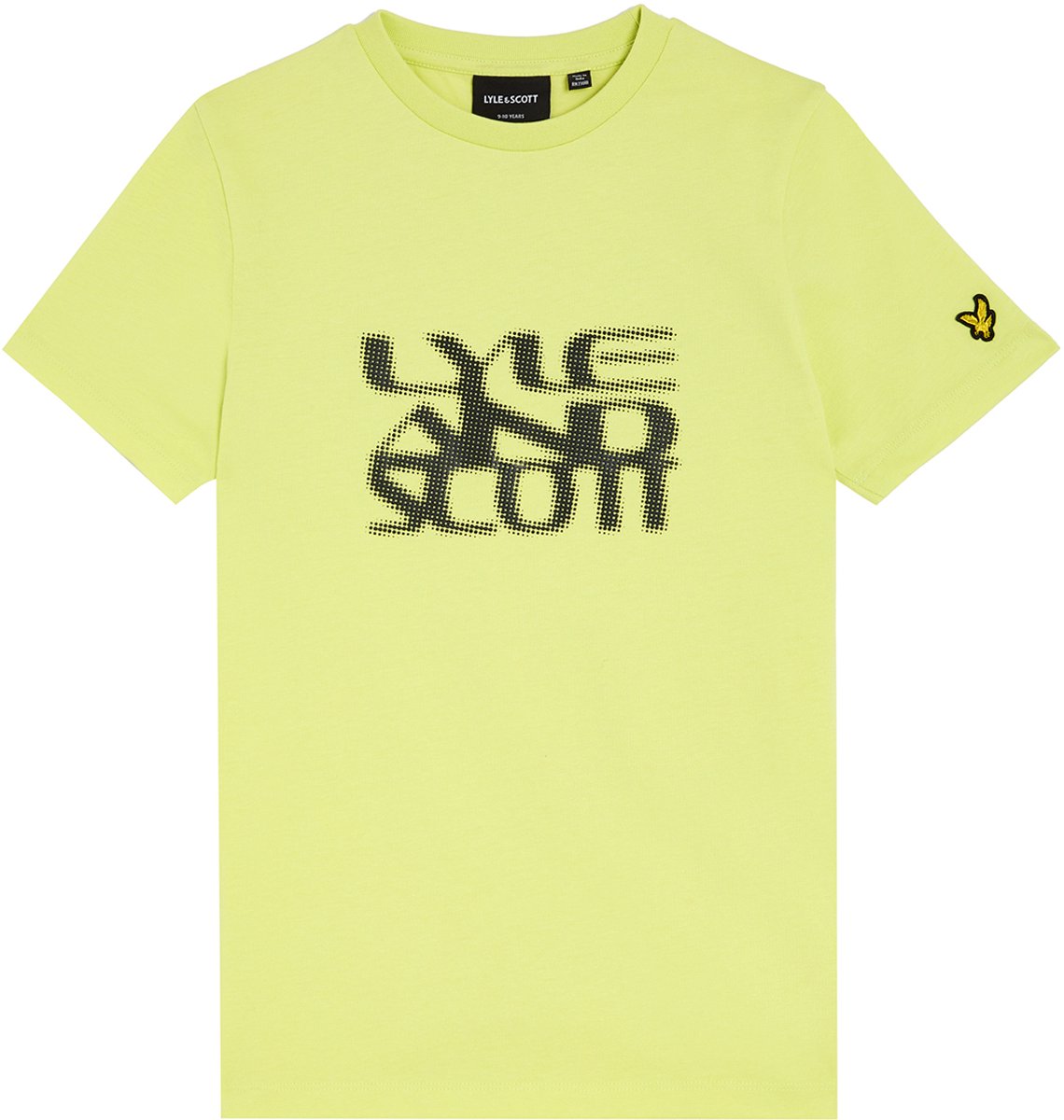 Lyle & Scott - T-shirt - Maat 10/11 - Jongens - Geel -