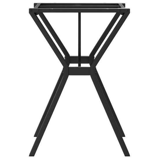 vidaXL Eettafelpoten O-frame 80x40x73 cm staal