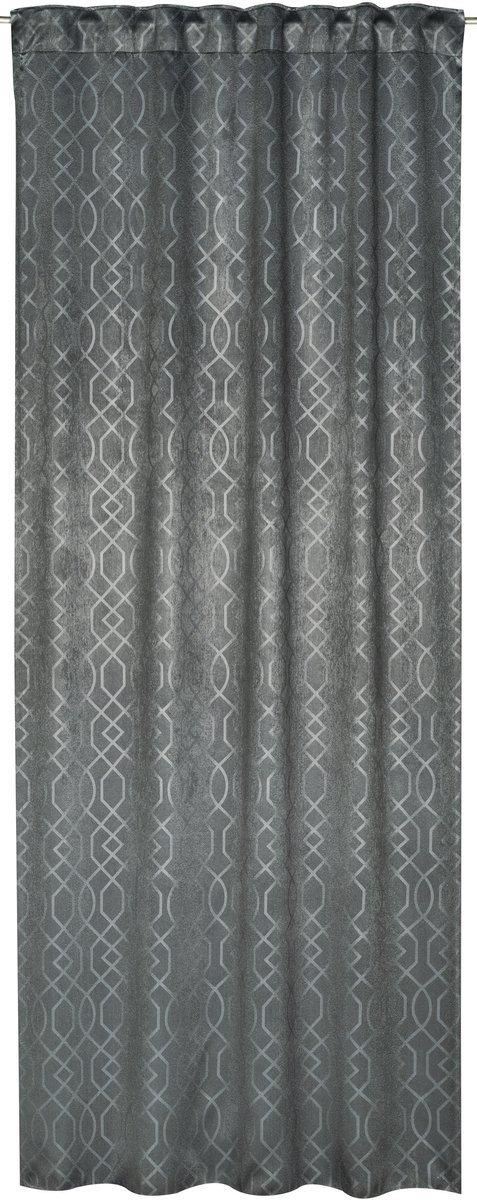 Elbersdruck Gordijn Equinox 255x140cm zilver-antraciet verduisterend