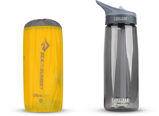 Sea to Summit UltraLight Regular - Opblaasbare slaapmat - 5cm - 395g - Geel van Sea to Summit — afbeelding 5
