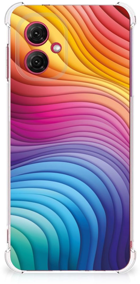 Shockproof Case voor Motorola Moto G55 Regenboog