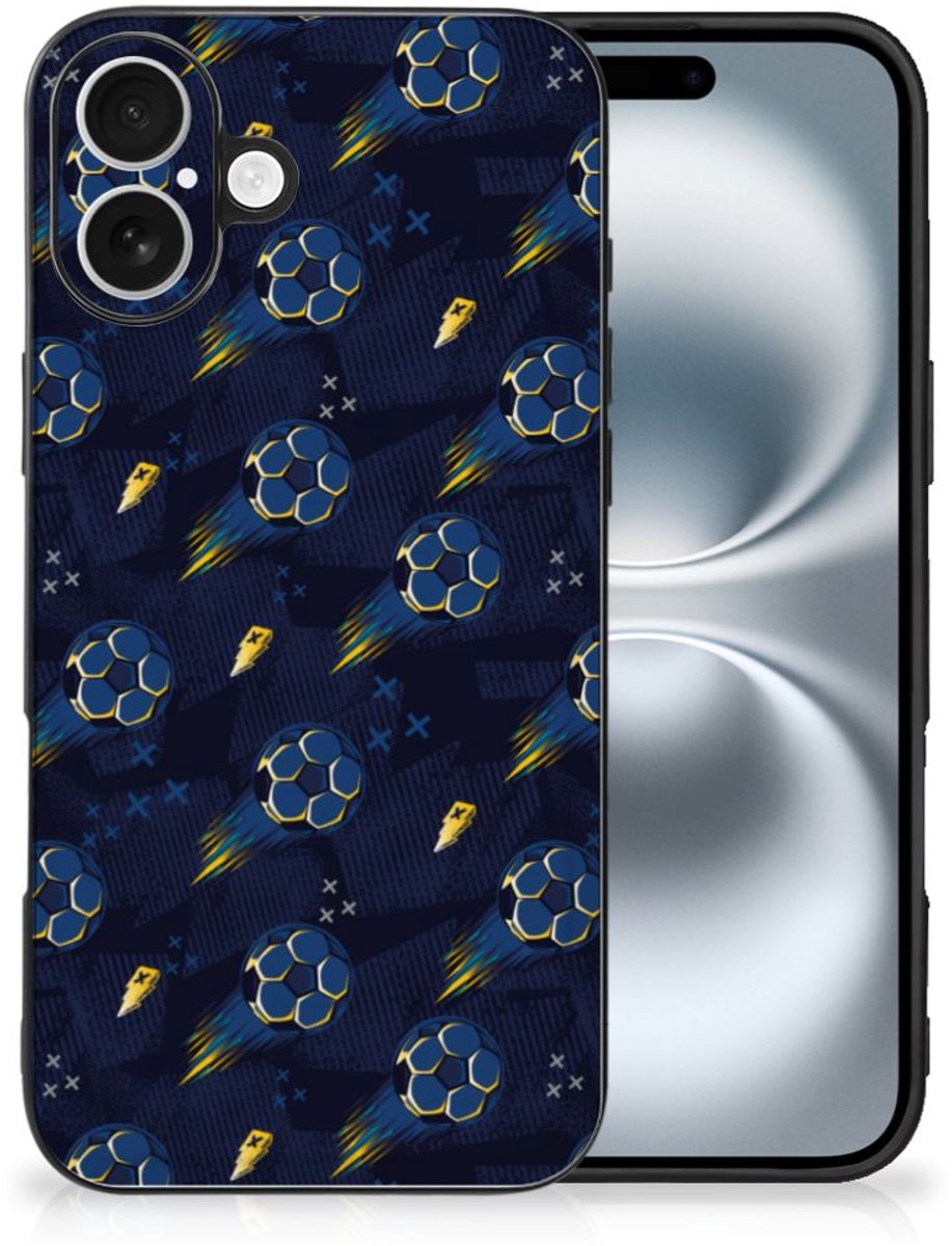 Back Cover voor Back Case voor iPhone 16 Voetbal