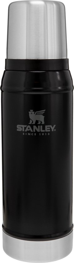 Bouteille thermos Stanley The Legendary Classic - 750 ml - Acier inoxydable / Noir mat