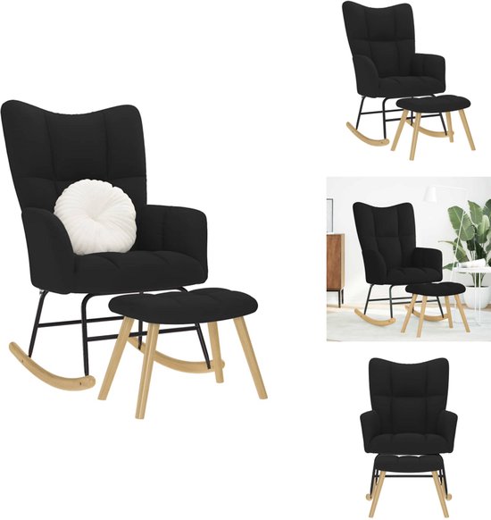 Lazyspace Schommelstoel, relaxstoel, borstvoedingsstoel, schommelstoel, woonkamerstoel, schommelstoel met metalen frame en houten sokkel, belastbaarheid tot 130 kg, teddystof, lichtgrijs, 75 x 68 x 92