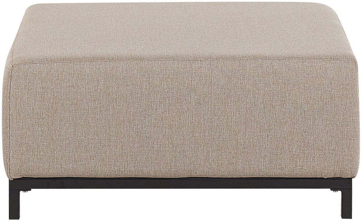 ROVIGO - Ottomaan - Zandbeige - Polyester