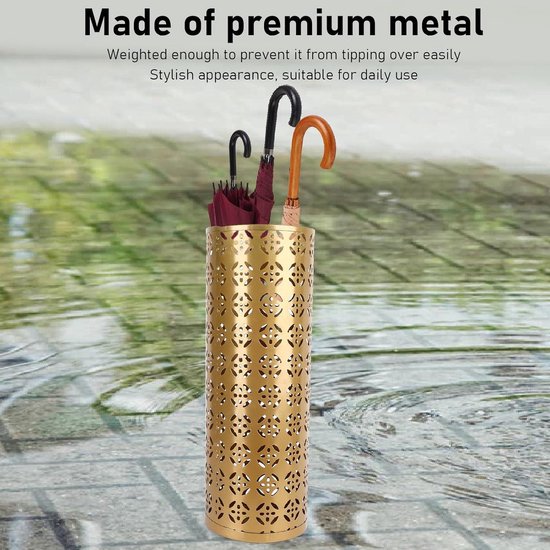Hoogwaardige Traditionele Metalen Paraplubak Met Het Nieuwste Artistieke Werkont Hoogwaardige Traditionele Metalen Paraplubak Met Het Nieuwste Artistieke Werkont