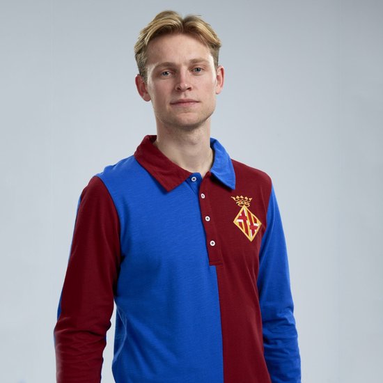 COPA - FC Barcelona 1899 - Retro Voetbalshirt - Heren - Blauw - Rood ...