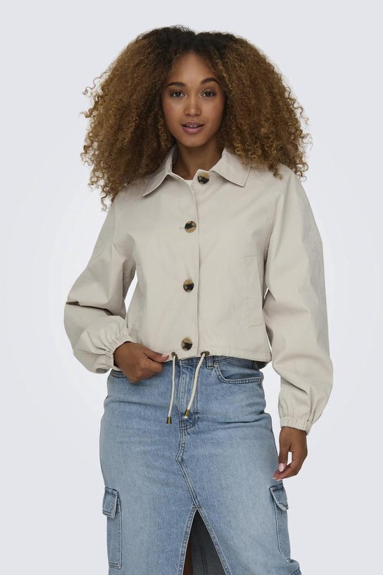ONLY ONLEJA ORCHID JACKET CC OTW Dames Jas - Pumice Stone
