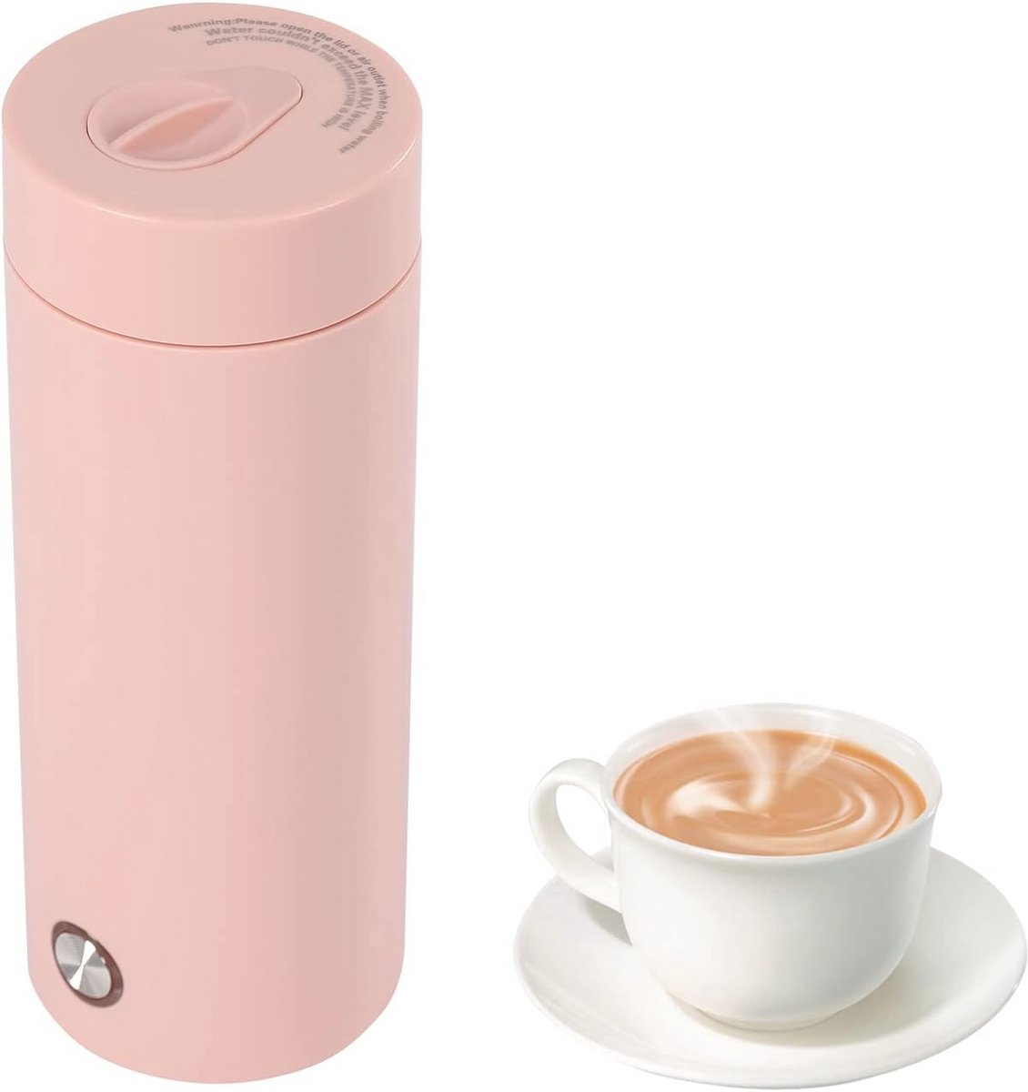 Draagbare Elektrische Waterkoker voor Snelle Verwarming, 400 ml Warmtebeker