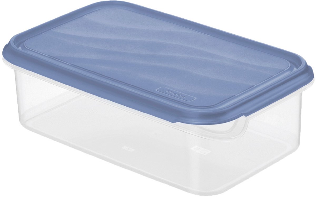 Rotho RONDO Koelkast Bewaardoos 1.5L Horizon Blauw/Transparant