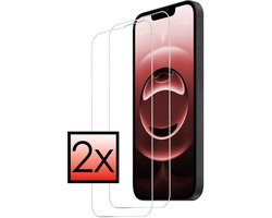 Screenprotector - 2 Stuks - Geschikt voor Apple iPhone 16e / 17e - Volledige Dekking - Met Dichte Notch Full protection - Beschermglas - Gehard Glas - Tempered Glass - Screen Protector - Bescherm Cover