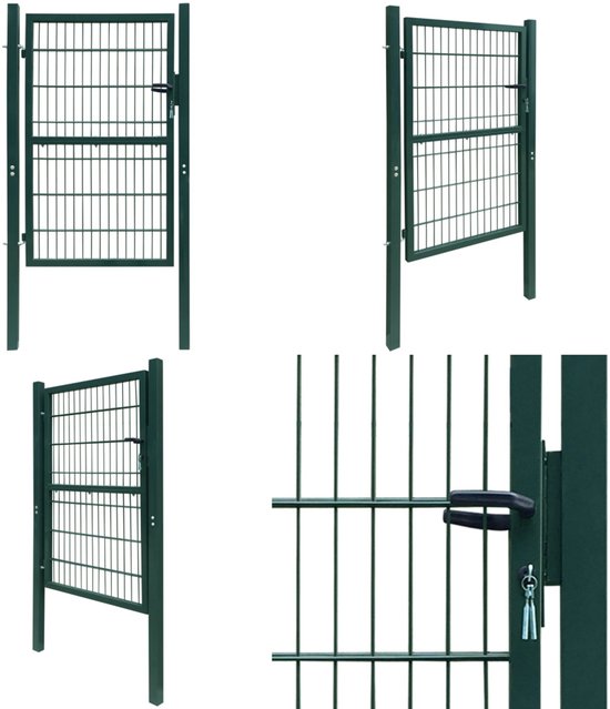 vidaXL Poort 100x75 cm FSC geïmpregneerd grenenhout groen