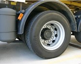 Cache-écrous universels pour camion ABS, lot de 10 pièces - ? 32/33 mm - Chrome