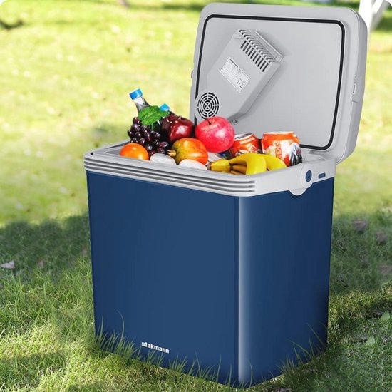 Draagbare Elektrische Koelbox Auto 32L - Koelen & Verwarmen op 12V/230V voor Camping en Onderweg van Merkloos — afbeelding 2