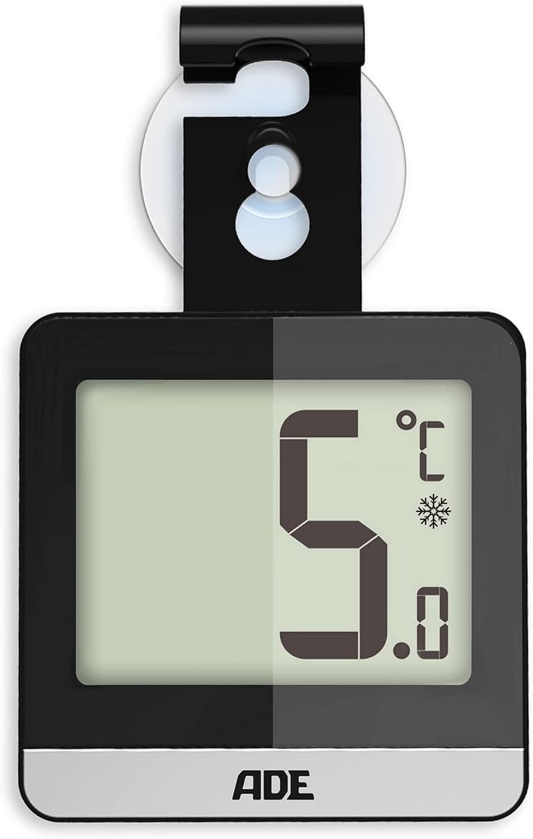Digitale koelkastthermometer met groot display -20 °C tot 60 °C, ideaal voor vriezer en koelkast