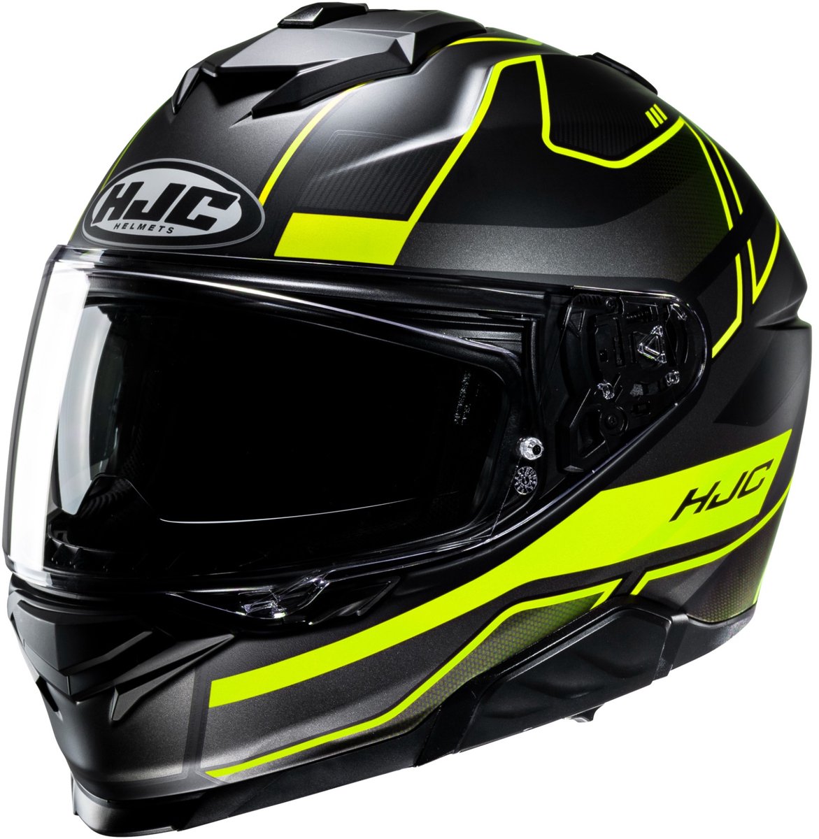 HJC i71 Iorix Zwart Geel Integraalhelm - Maat S - Helm