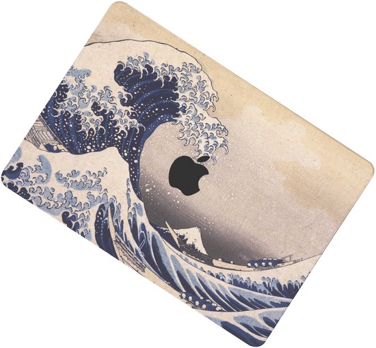 Housse de protection Lunso pour MacBook Air 15 pouces (2023-2024) - Coque - La Grande Wave d'Hokusai