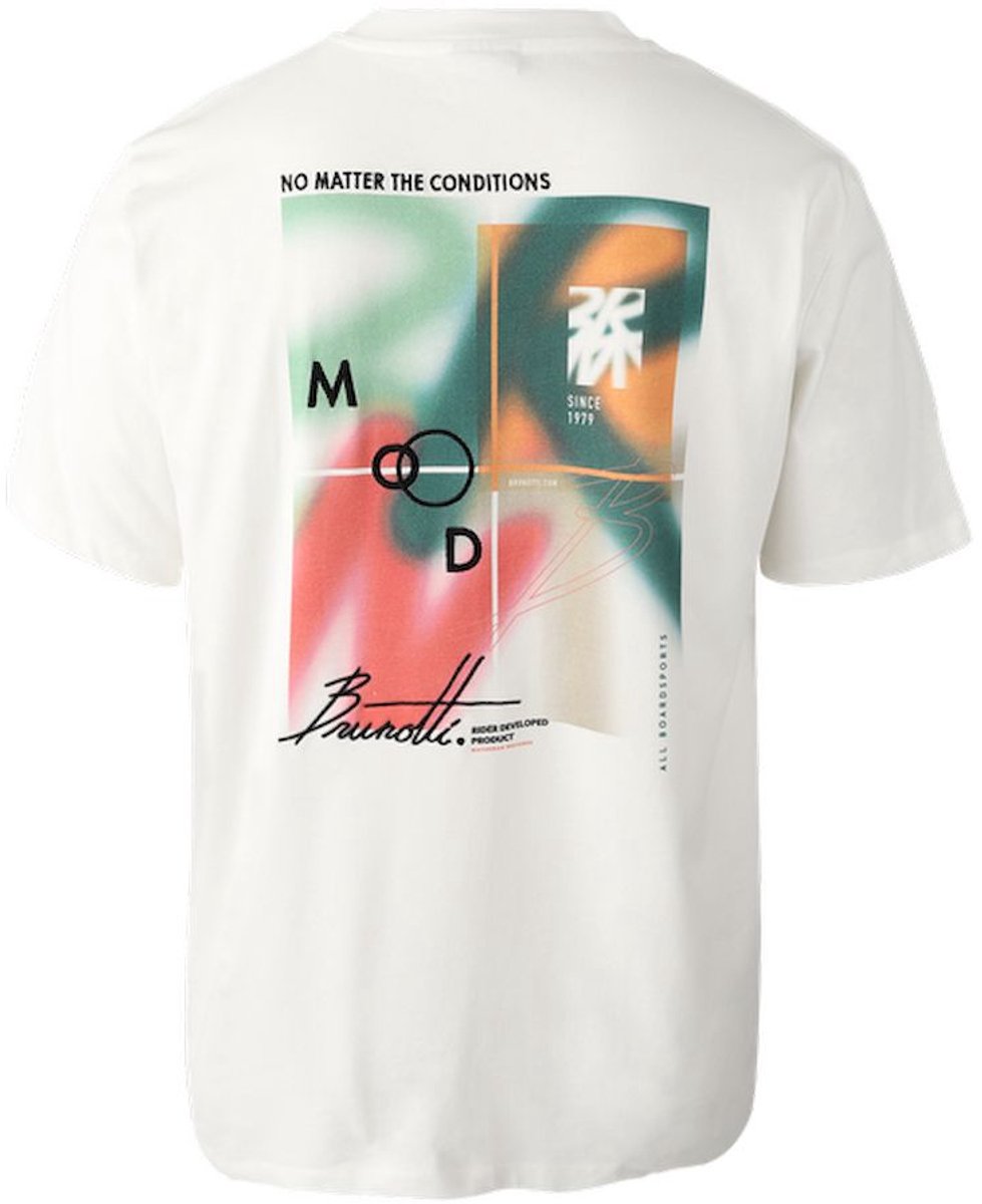 Brunotti Mylann Men T-shirt Snow S Wit