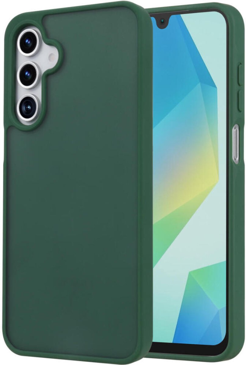Hoesje Geschikt voor Samsung Galaxy A16 - Matte Back Cover - Groen