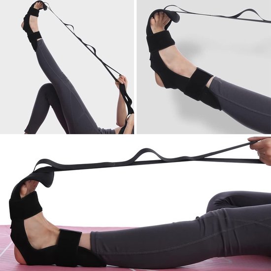 Ligament stretchband - beenstretcher voor flexibiliteit en revalidatie - 1 stuk - blauw - polypropyleen — afbeelding 3