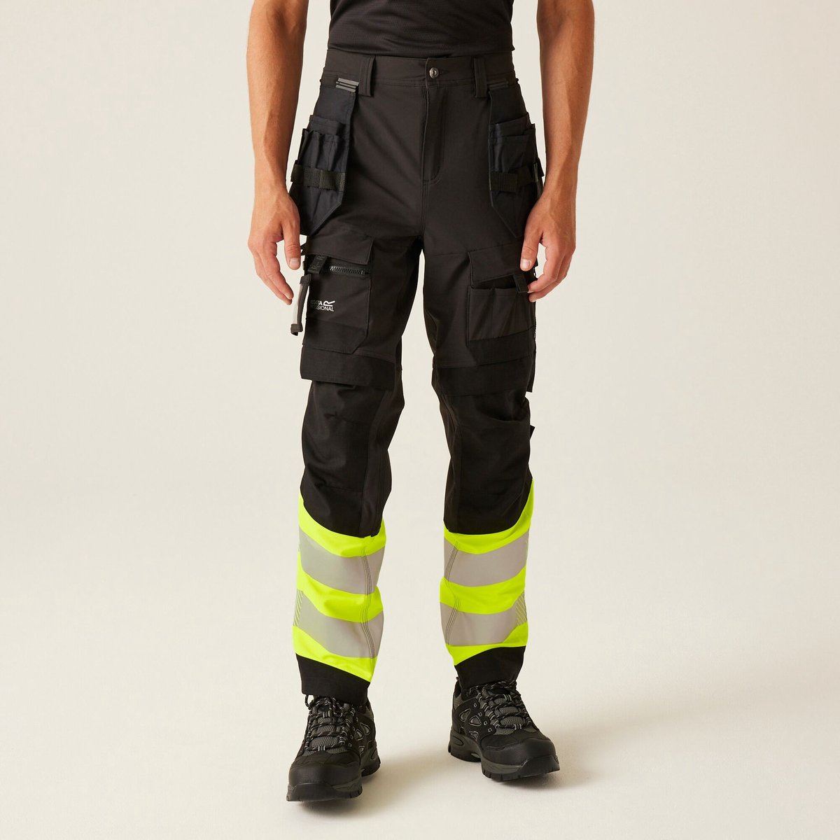 Broek Hiking Heren Stretch Holster X-pro Geel