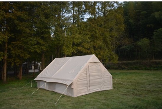 Tent, Grote Opblaastenten Huis, Beige van Outsunny — afbeelding 3