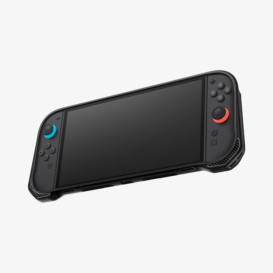 Étui Spigen Rugged Armor Nintendo en polyuréthane thermoplastique (TPU) Zwart