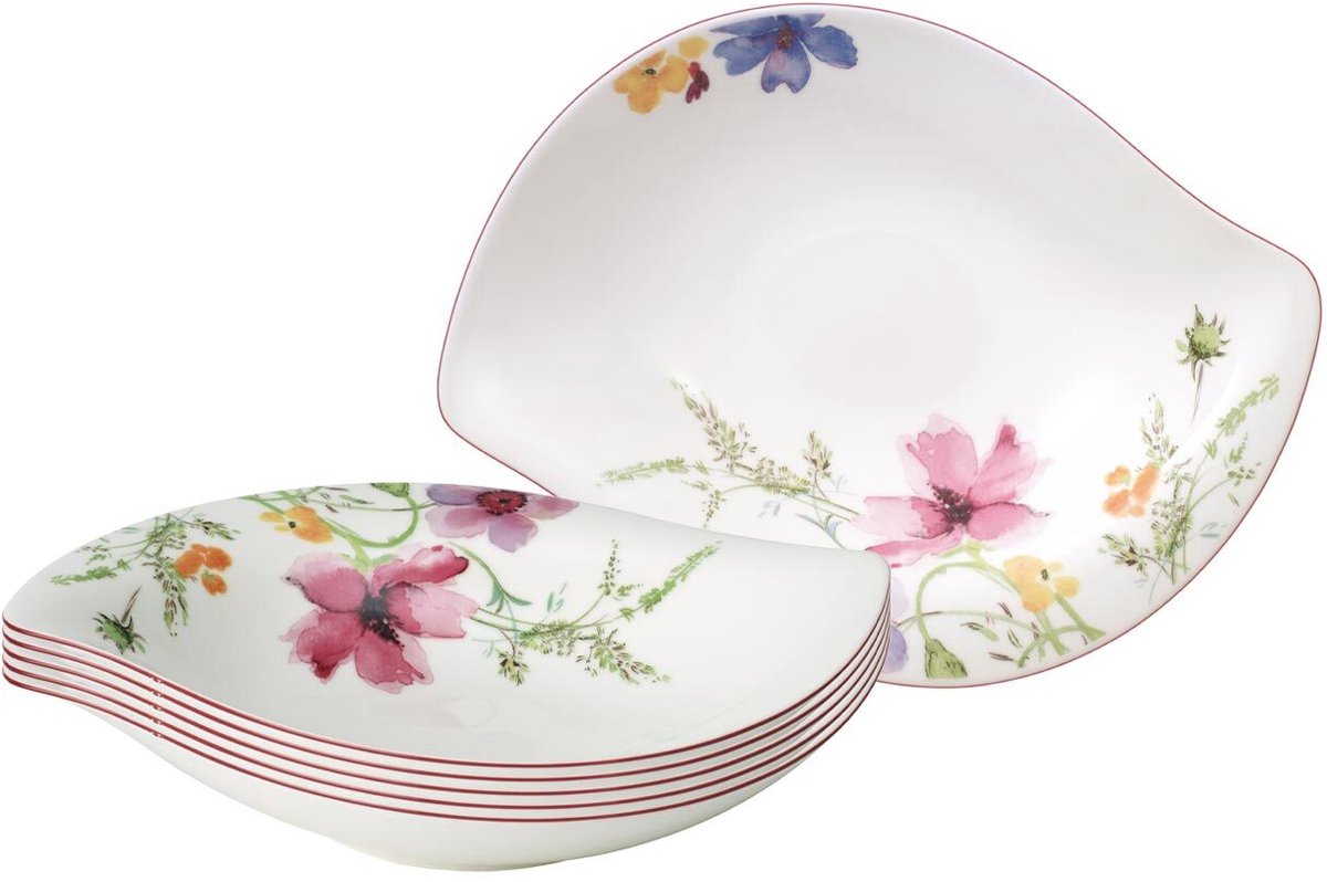Schalen Mariefleur Serve & Salad 29 x 21 cm Set van 6