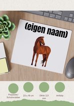 Akyol - paard Muismat - Paarden - paardenliefhebebrs - met eigen naam - paarden spullen - gepersonaliseerd - - 23 bij 19 cm
