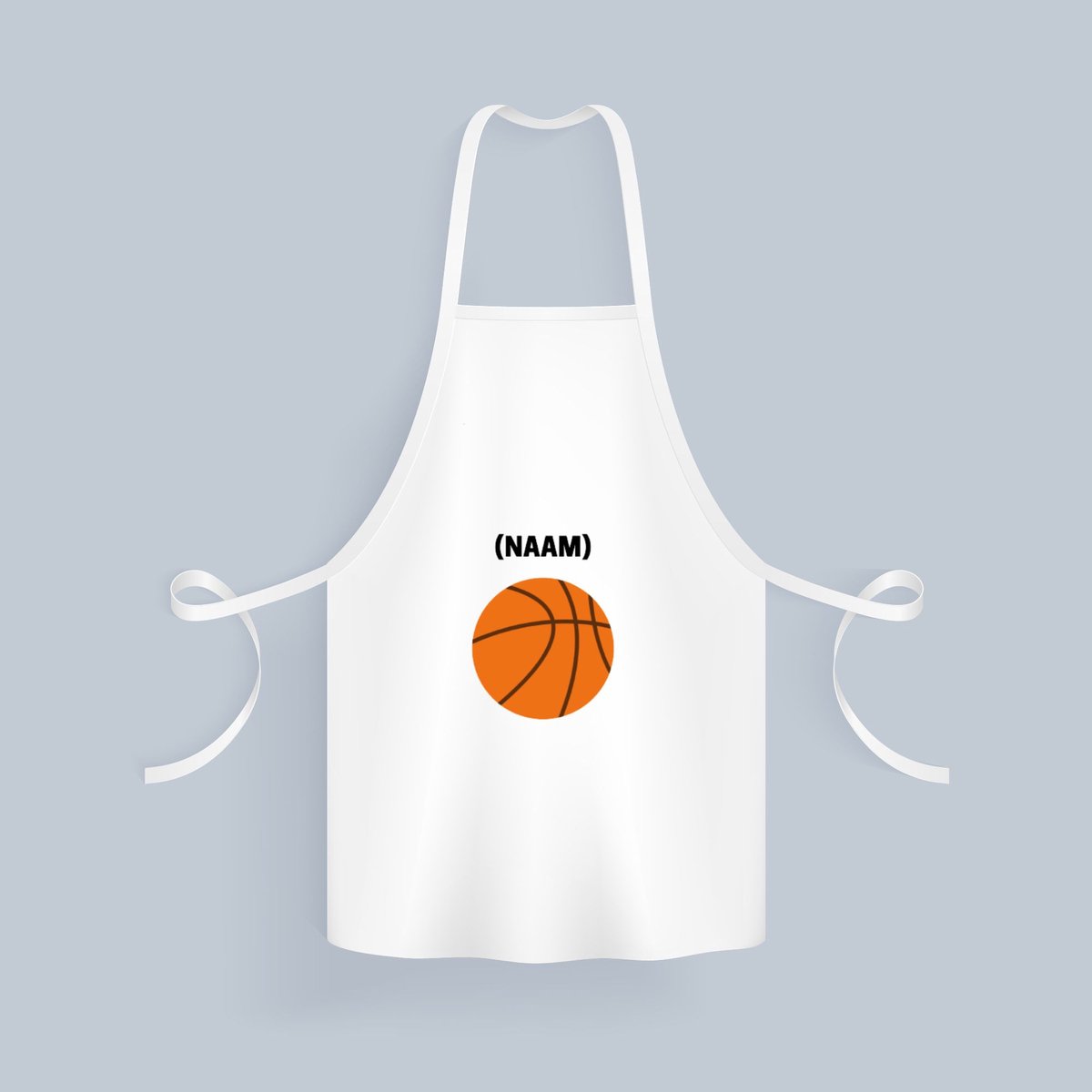 Akyol - basketbal met eigen naam Keukenschort - Basketbal - basketballer - sport - 82 bij 71 cm