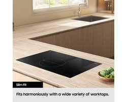 Samsung NZ64B6058KK Zwart Ingebouwd 60 cm Inductiekookplaat zones 4 zone(s)