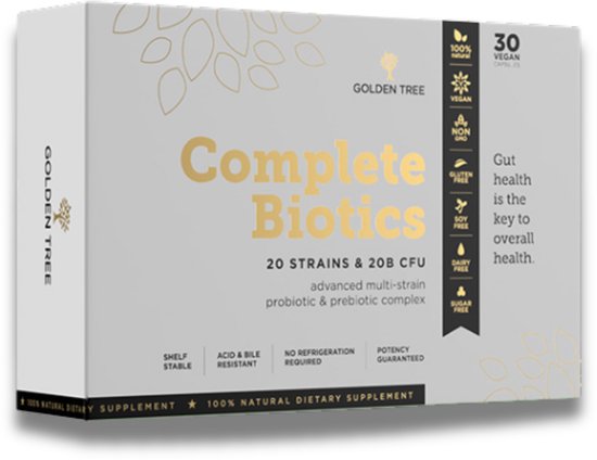 Golden Tree Compleet - Gezonde darmen - Probiotica - Detox & Reiniging - 30 capsules