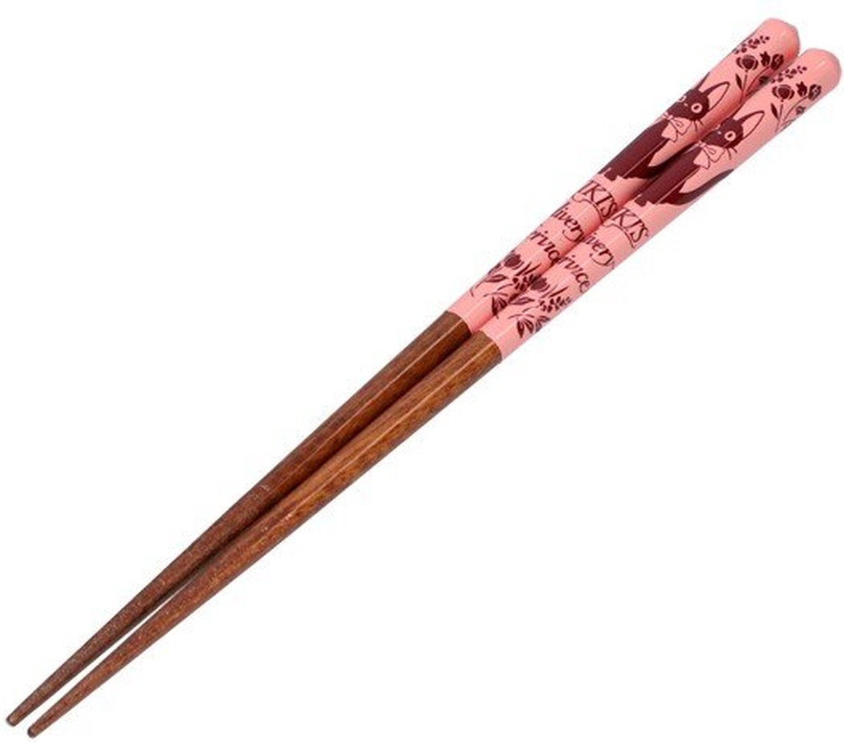 Ghibli - Kiki's Vliegende Koeriersdienst - Gelakte Eetstokjes Schetsen Roze 21cm
