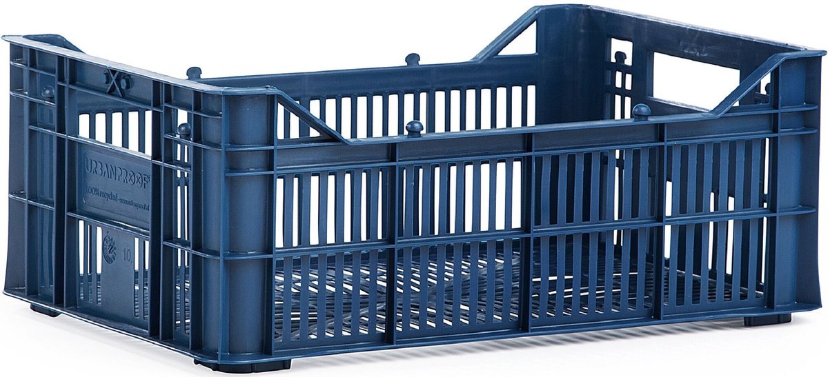 Urban Proof Fietskrat Helsinki - Gerecycled - 7L - Donkerblauw