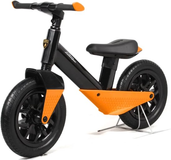 Lamborghini Draisienne Enfant - 3 à 6 ans - Vélo d'équilibre - Roues de 12" - Orange