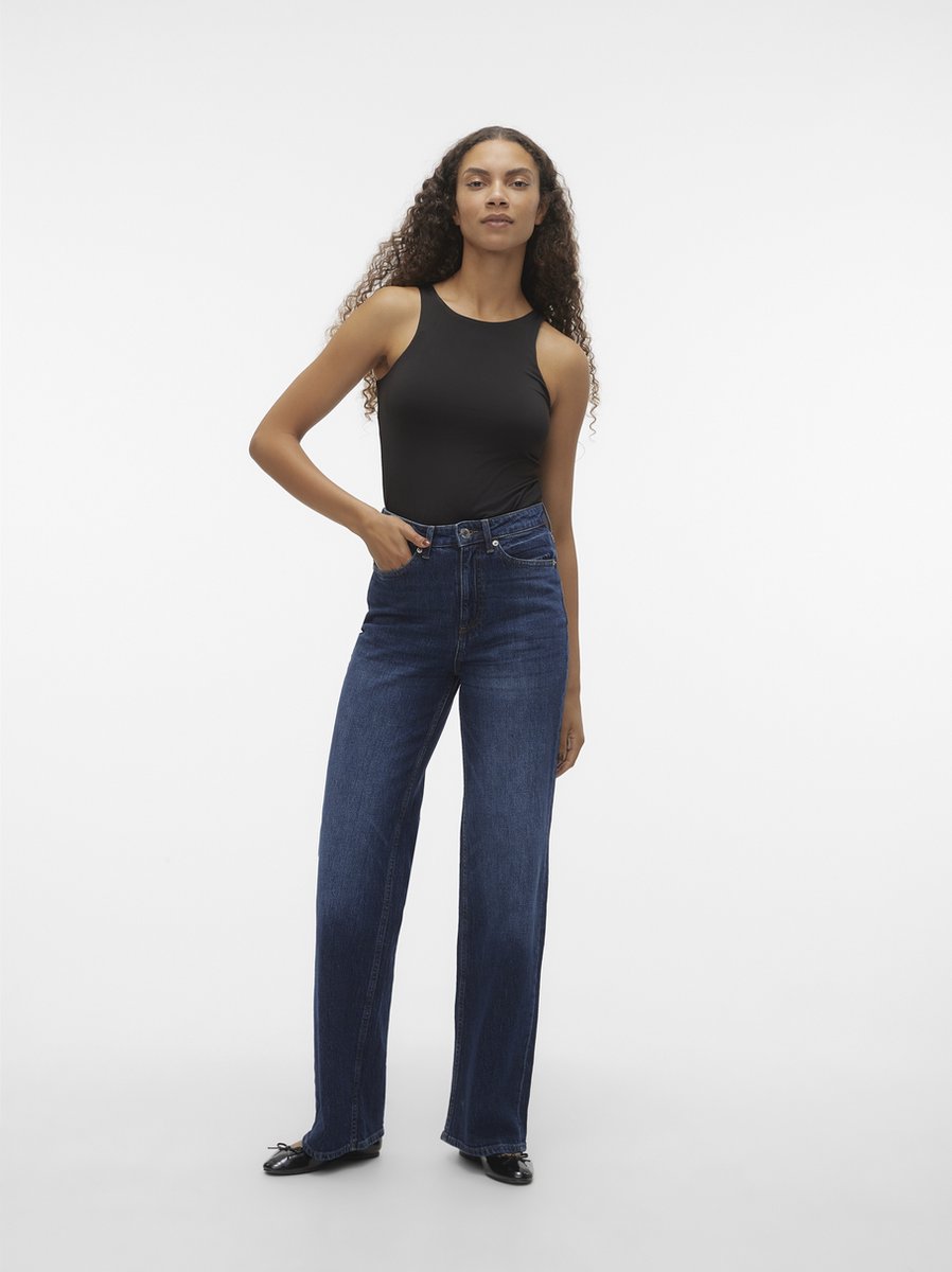 VERO MODA - VMTESSA HR WIDE JEANS RA382 GA EXC - Dames - Jeans