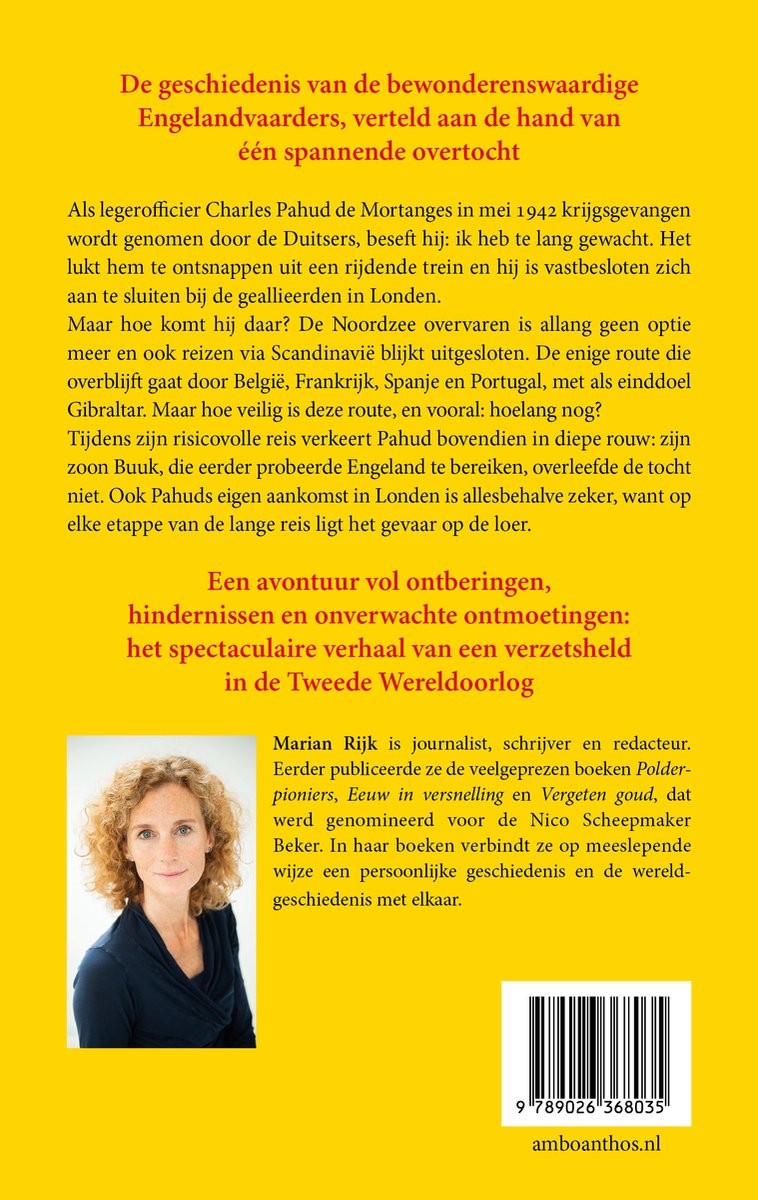 De lange weg naar Londen - back cover