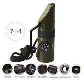 Survival Set – Kompas – Noodfluit - 7 in 1 - Fluit - Vergrootglas – Avonturen – Kamperen – Bergbeklimmen