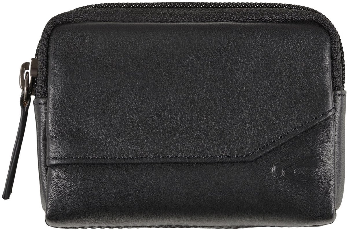 camel active Sleuteletui van echt leer - Maat menswear-M - Zwart
