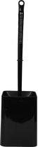 Ensemble de brosses WC Benson - Design carré - Zwart - Plastique - Hauteur 41 cm