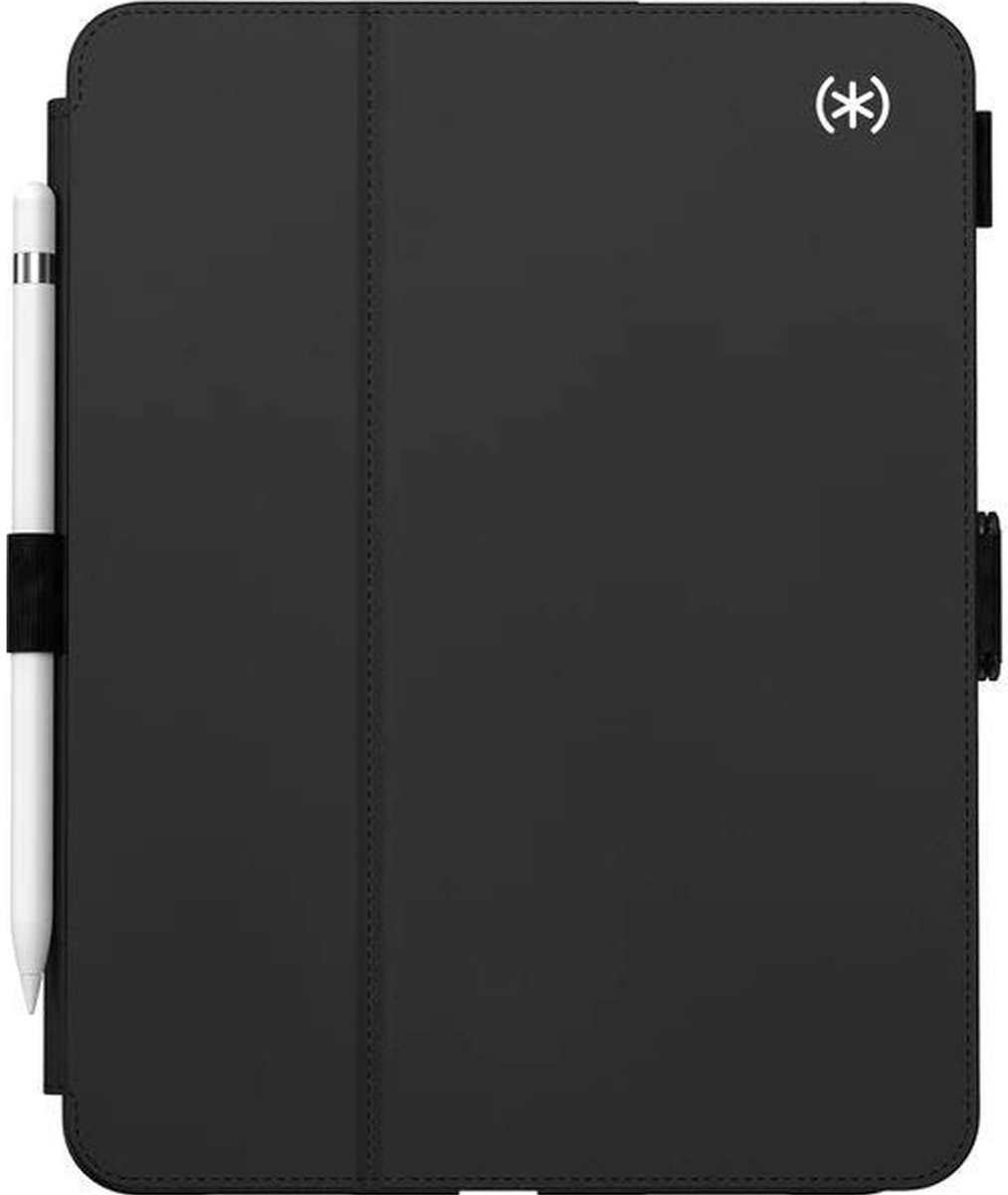 Speck Tablethoes geschikt voor Apple iPad 11 (2025) Hoes | Speck Balance Folio Bookcase + Stylus Houder - Zwart