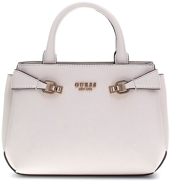 GUESS Sac à épaule bandoulière Sac à main Lorelei Mini Satchel Bone Écru