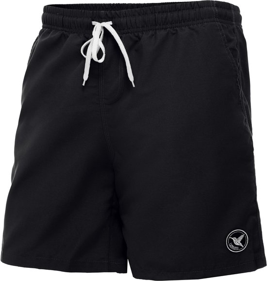 Ladeheid LA-LA40-129-SWS Heren Zwembroek - Zwemshorts - met zijzakken - sneldrogend - met binnenslip van mesh - Koordsluiting - Polyester - Zwart - XL