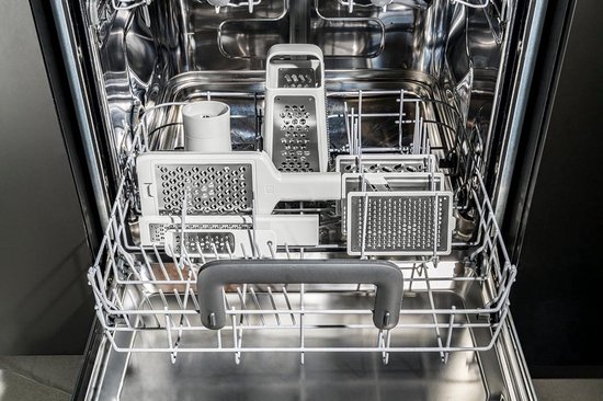 ZWILLING Z-Cut Mini Reibe, Edelstahlklinge, Kunststoffgehäuse, Zwei-Wege-Reibtechnologie, Grau